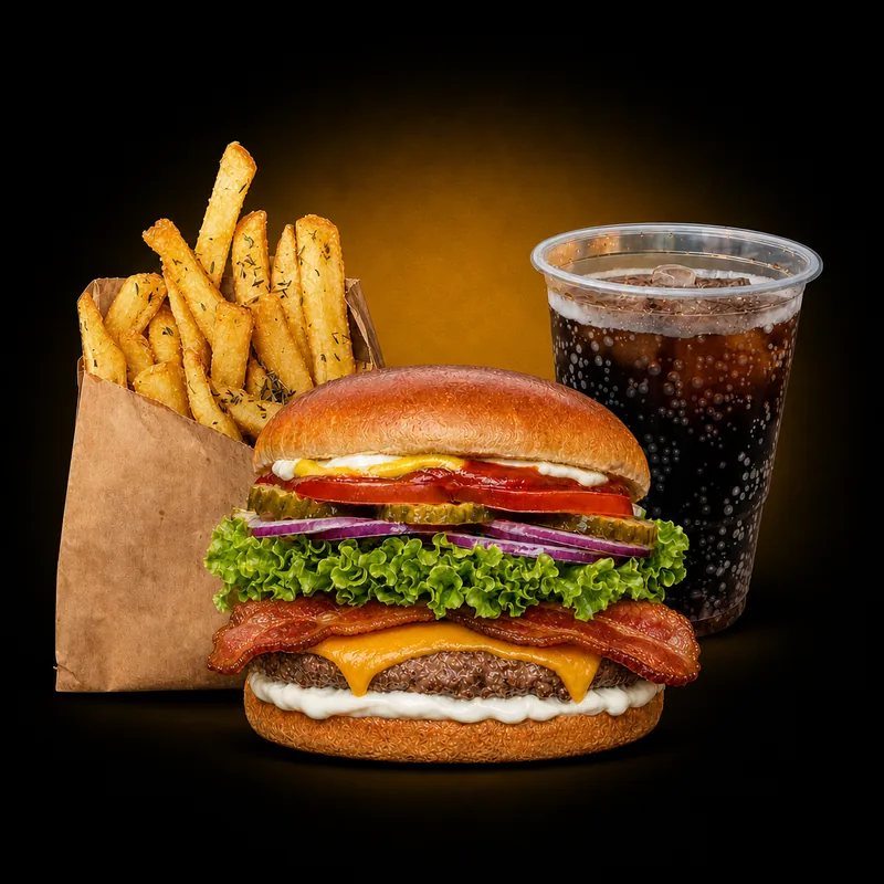 Bunhundred Bacon Cheese Menu